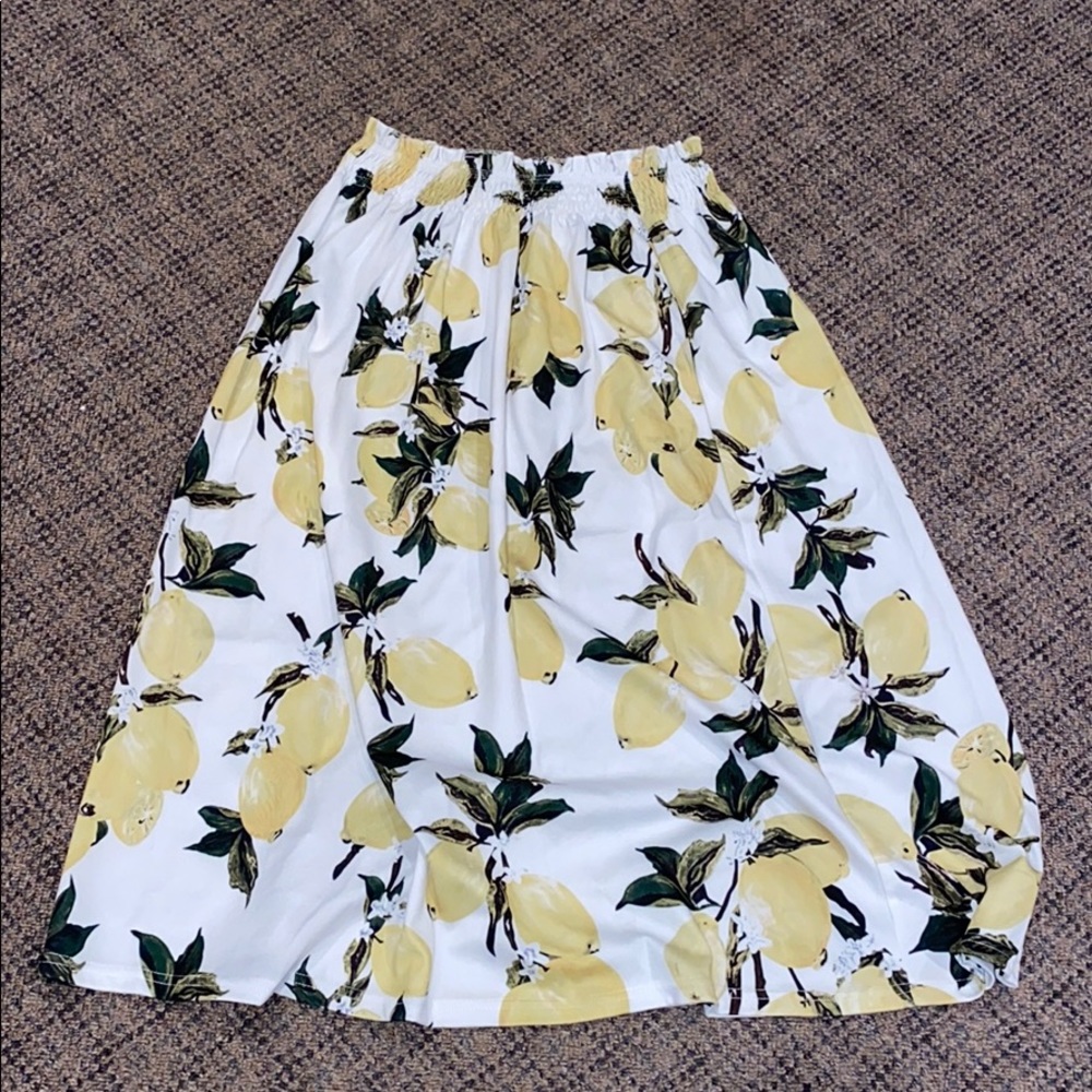 Lemon Maxi Skirt